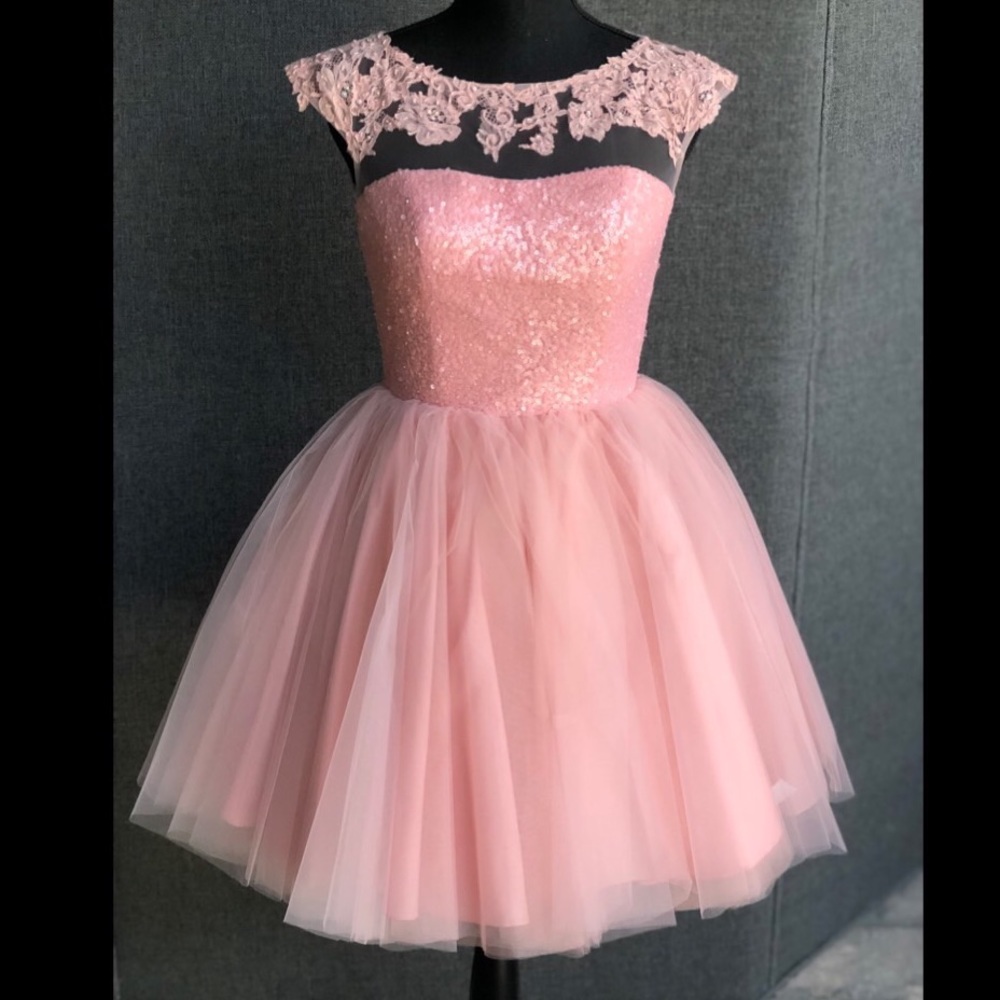 NWT Sherri Hill Prom Dress - Blush